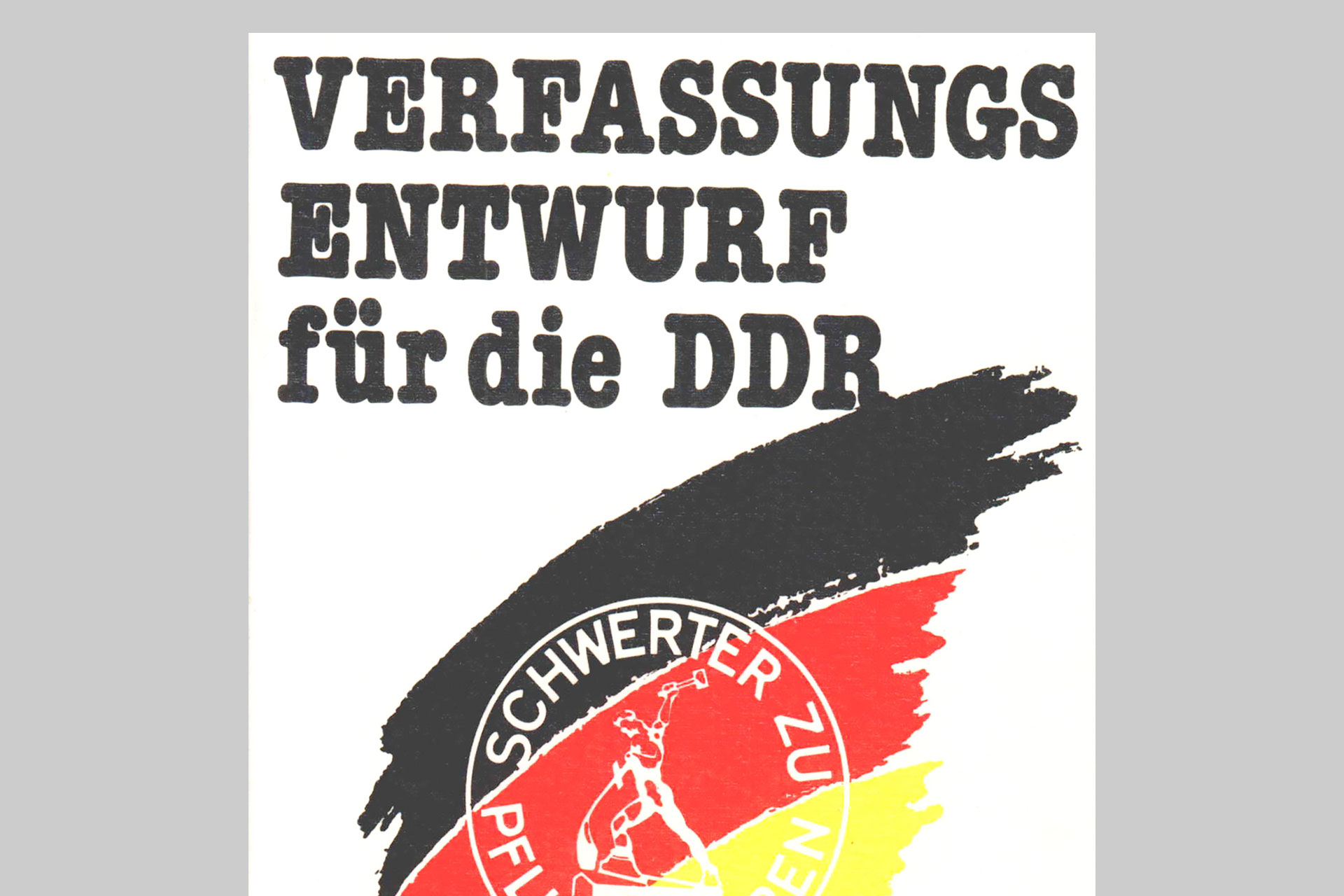 Verfassungsentwurf für die DDR